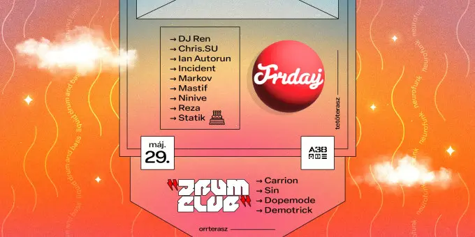 Friday: Statik Birthday // Orrterasz Drum Club koncert Budapesten (A38 Hajó)