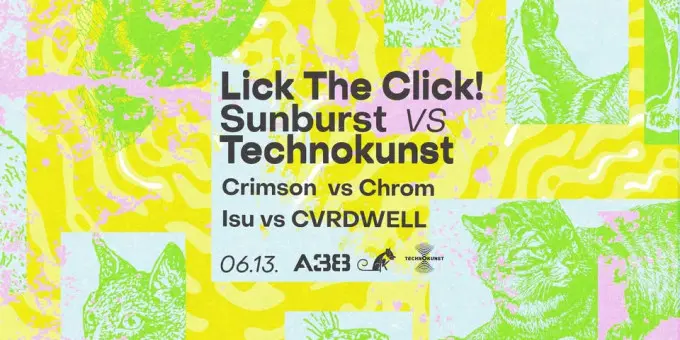 Lick The Click! Sunburst vs. Technokunst koncert Budapesten (A38 Hajó)