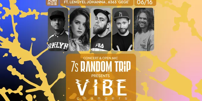 Vibe Changers (Random Trip x 7s) feat. Lengyel Johanna Jaylenn (Megasztár 2025) koncert Budapesten (A38 Hajó)