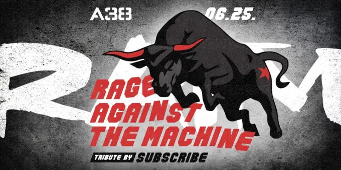 Rage Against The Machine Tribute by Subscribe koncert Budapesten (A38 Hajó)