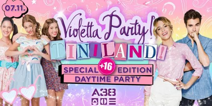 Violetta Party • Tiniland • DayTime Party koncert Budapesten (A38 Hajó)