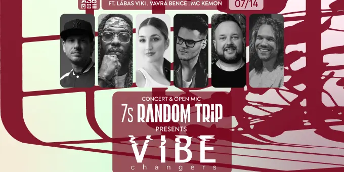 Vibe Changers (Random Trip x 7s) feat. Lábas Viki & Mc Kemon (Irie Maffia) & Vavra Bence, DJ Q-Cee koncert Budapesten (A38 Hajó)