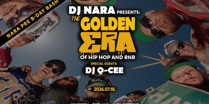 Dj Nara presents: The Golden Era of Hip-Hop & RnB koncert Budapesten (A38 Hajó)