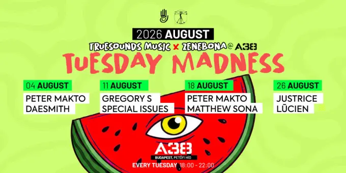 Tuesday Madness • Work Off Party • Gregory S Special Issues koncert Budapesten (A38 Hajó)