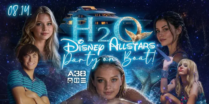 H2O Disney Allstars Party on Boat! koncert Budapesten (A38 Hajó)