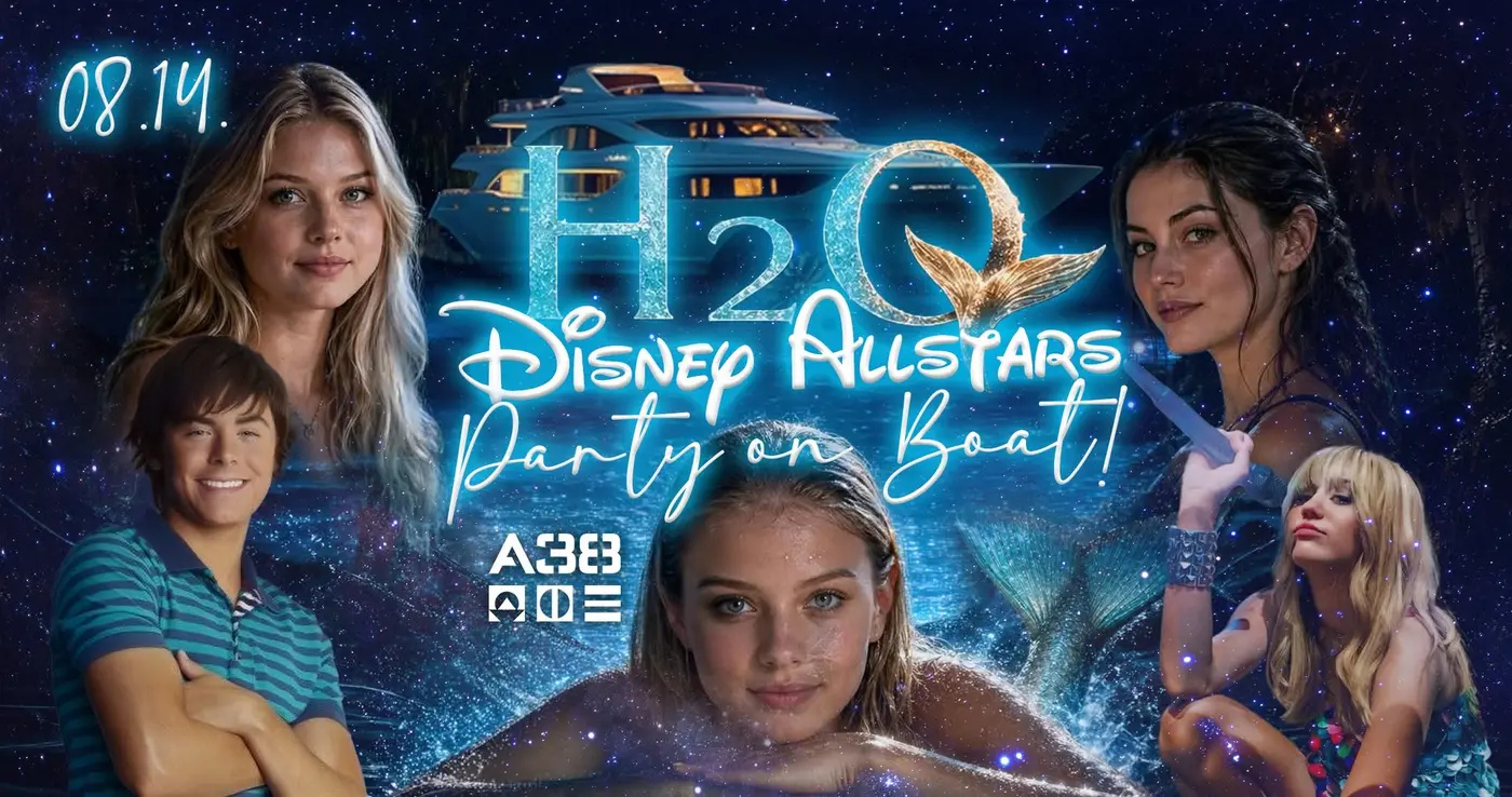 H2O Disney Allstars Party on Boat! koncert Budapesten (A38 Hajó)