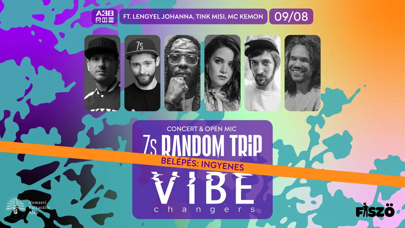 Vibe Changers ft. Lengyel Johanna, Tink Misi, Mc Kemon, Dj Q-Cee koncert Budapesten (A38 Hajó)