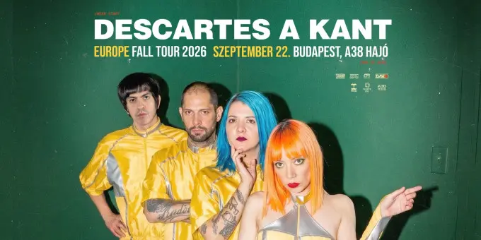 Descartes a Kant (MX) koncert Budapesten (A38 Hajó)