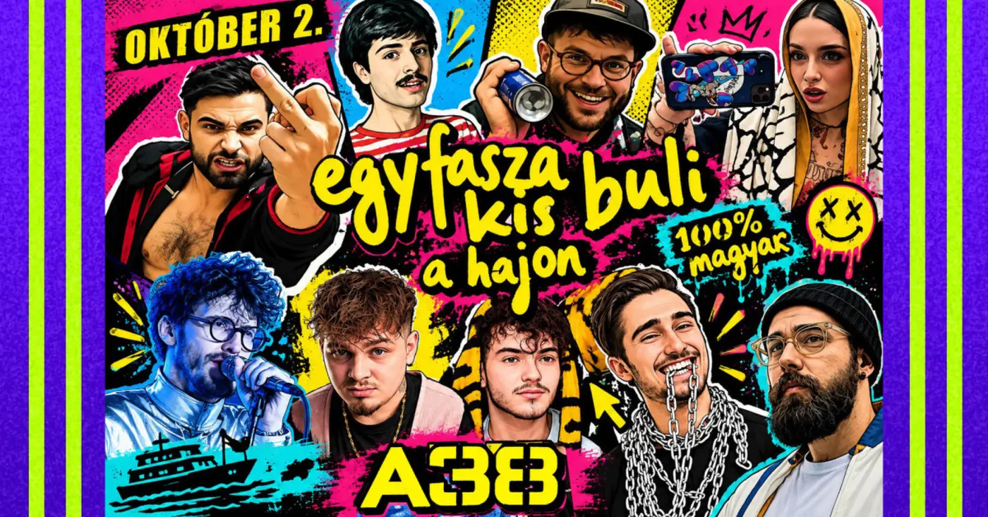 Egy fasza kis buli a hajón / 100% magyar koncert Budapesten (A38 Hajó)