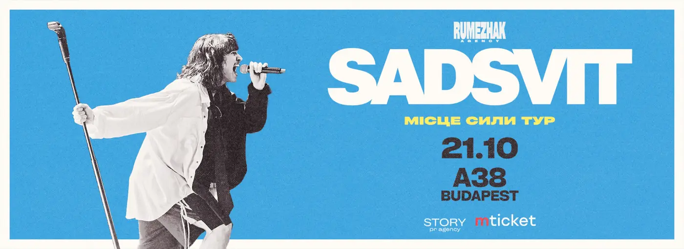 SadSvit (UA) koncert Budapesten (A38 Hajó)