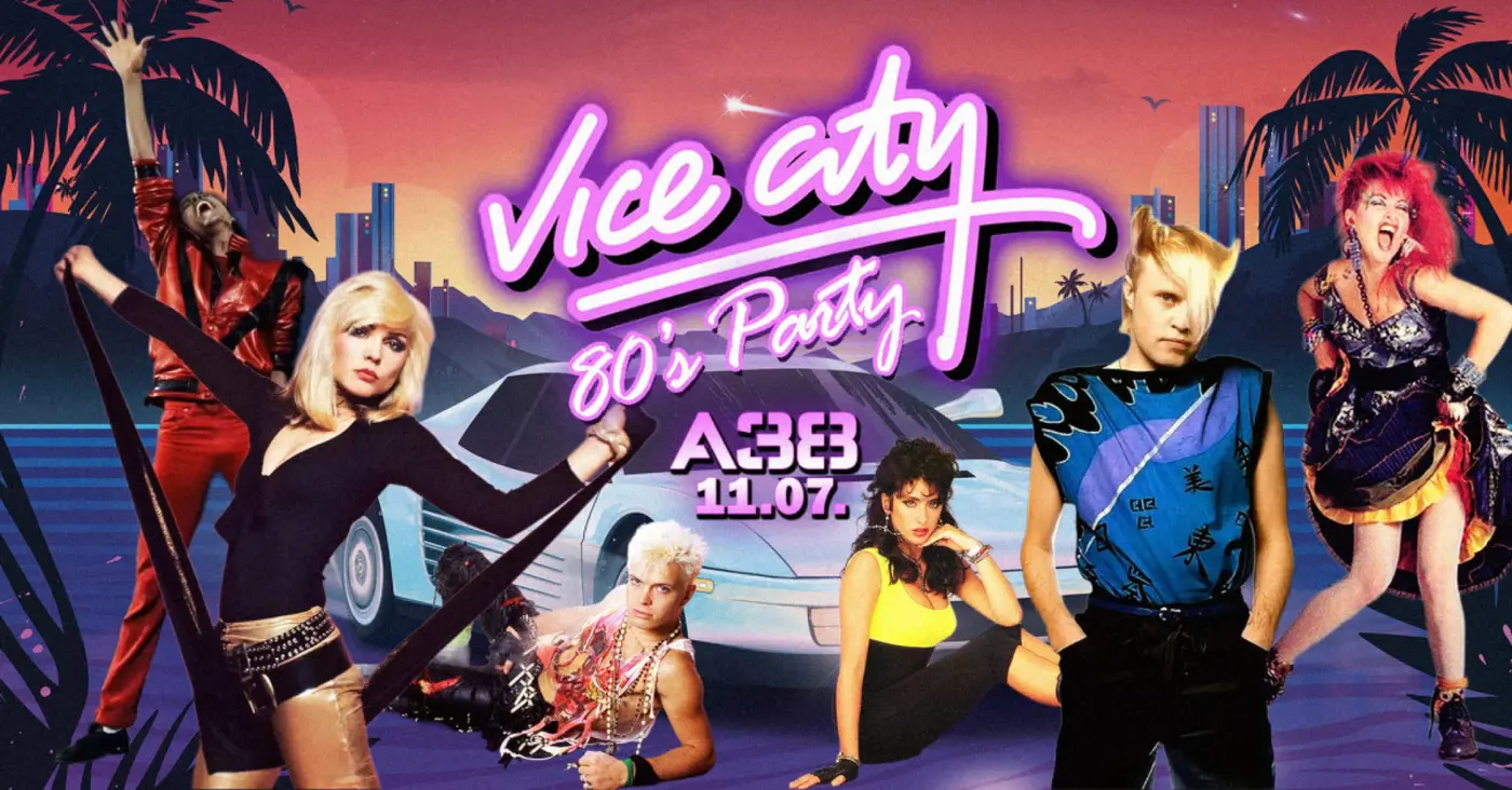 Vice City 80's Party koncert Budapesten (A38 Hajó)
