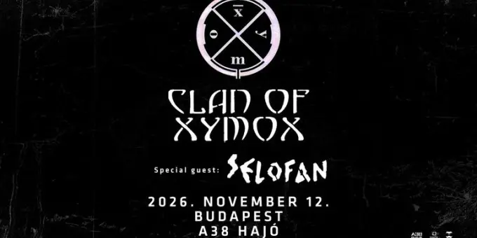 Clan of Xymox (NL), Selofan (GR) koncert Budapesten (A38 Hajó)