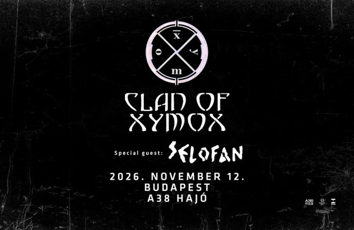 Clan of Xymox (NL), Selofan (GR) koncert Budapesten (A38 Hajó)