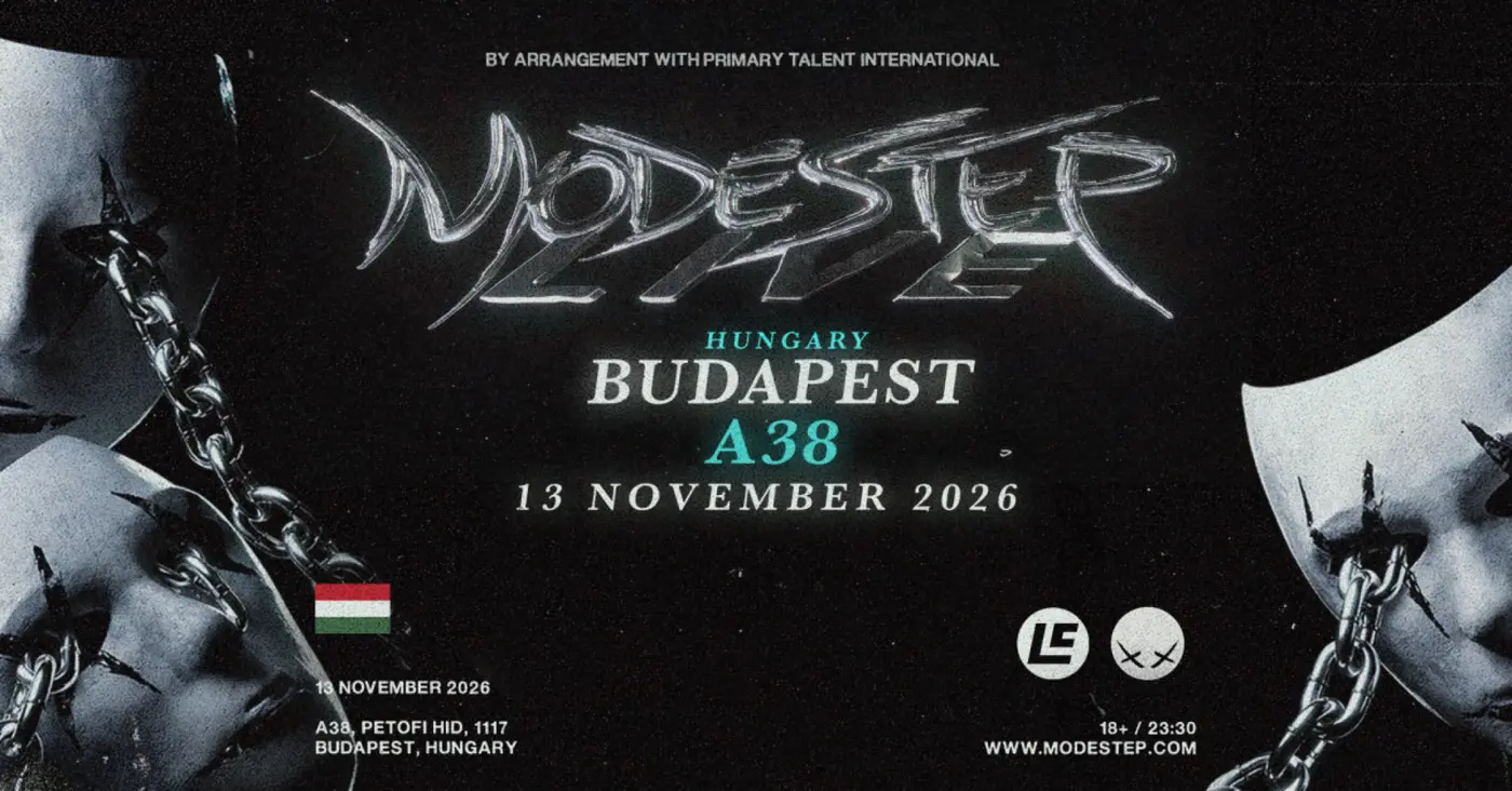 Next Level pres.: Modestep Live - EU Tour (UK) koncert Budapesten (A38 Hajó)
