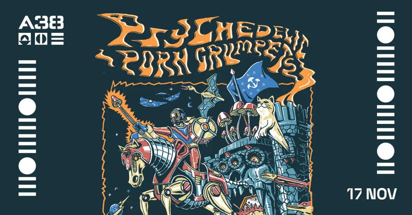 Psychedelic Porn Crumpets (AU) koncert Budapesten (A38 Hajó)
