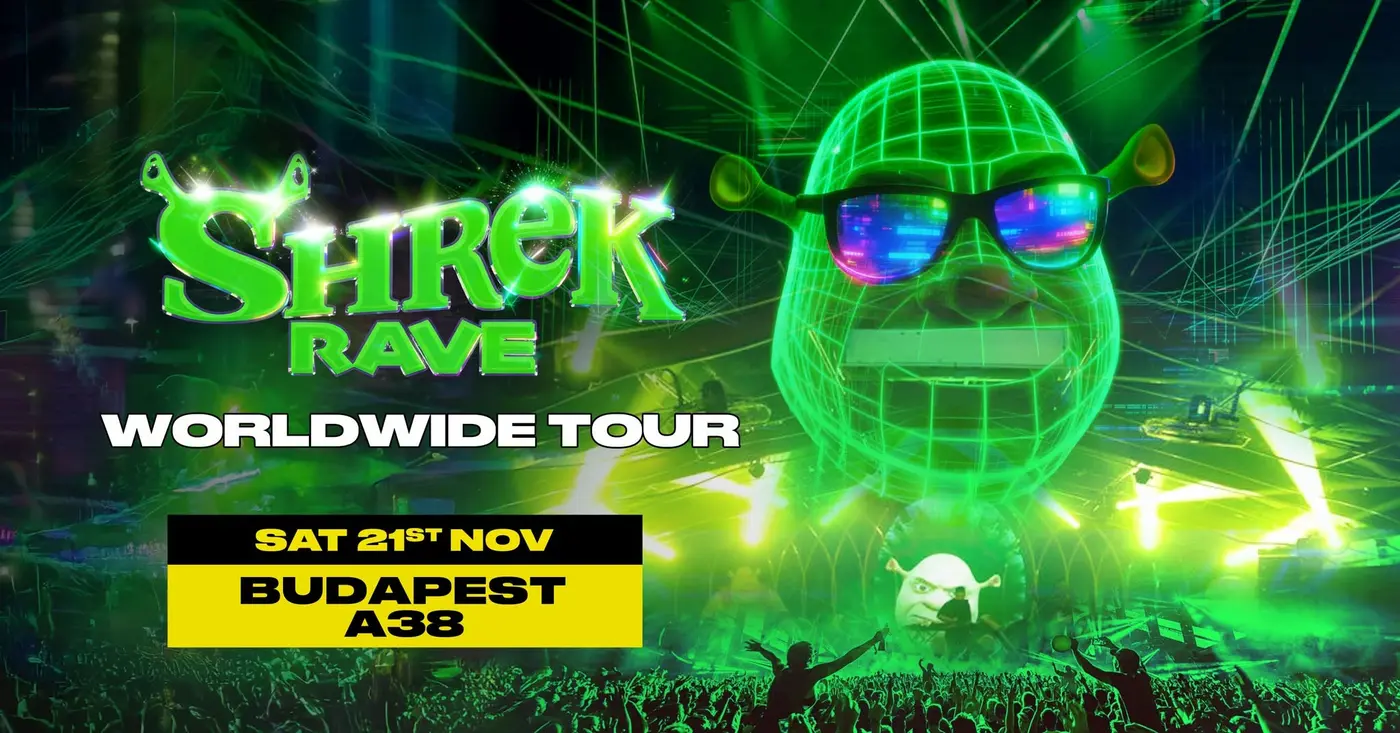 Shrek Rave (UK) koncert Budapesten (A38 Hajó)