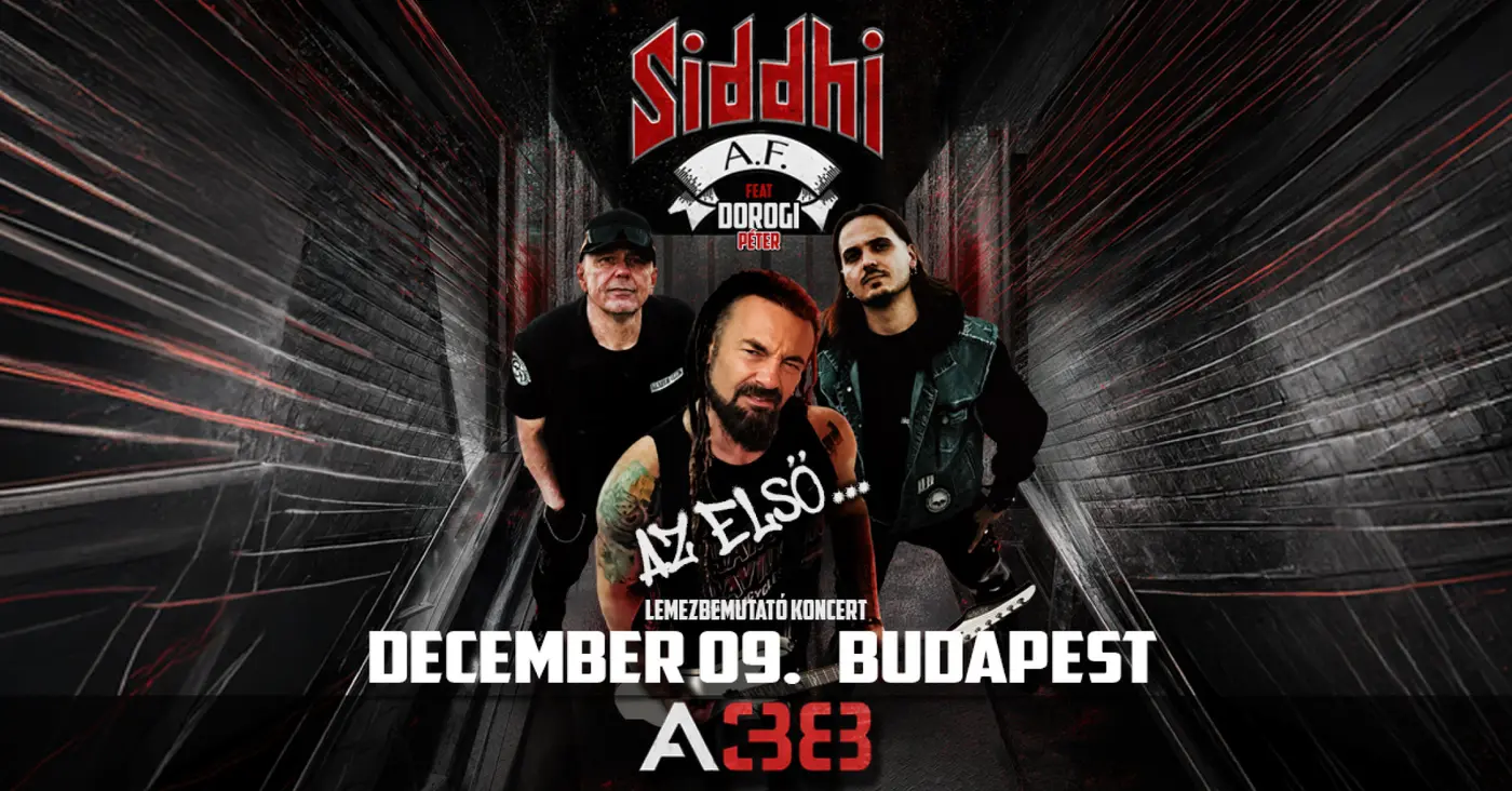 Siddhi – Az első - lemezbemutató koncert koncert Budapesten (A38 Hajó)