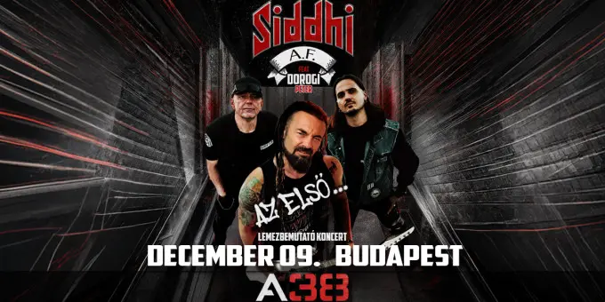 Siddhi – Az első - lemezbemutató koncert koncert Budapesten (A38 Hajó)