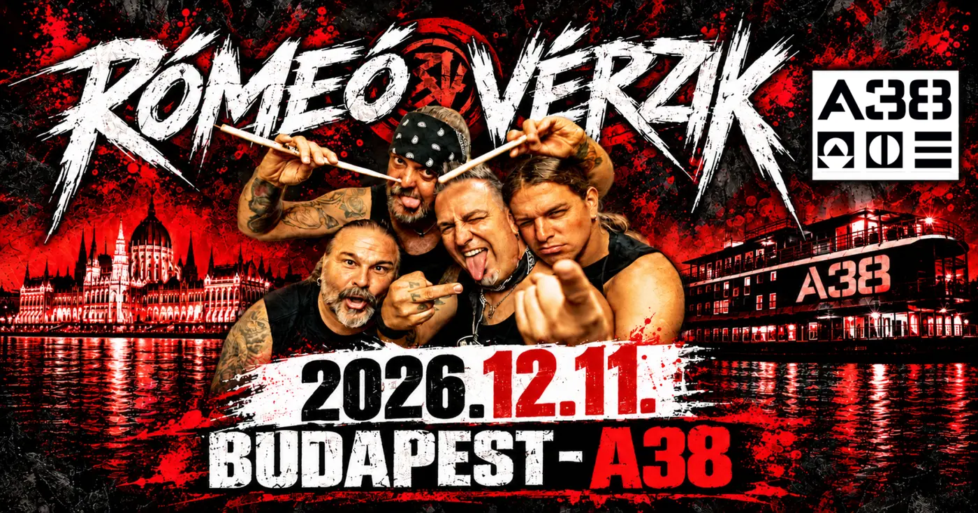 Rómeó Vérzik koncert Budapesten (A38 Hajó)