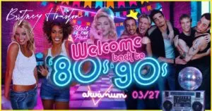 Welcome Back to 80s 90s ultimate Retro Party
