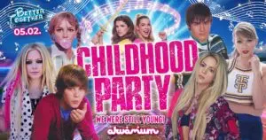 CHILDHOOD PARTY – We Were Still Young! koncert Budapesten (Akvárium Klub)