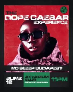 THE DOPE CAESAR EXPERIENCE koncert Budapesten (Akvárium Klub)