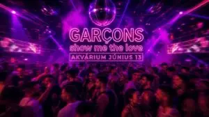 GARÇONS – SHOW ME THE LOVE – Akvárium Klub – 06.13 koncert Budapesten (Akvárium Klub)