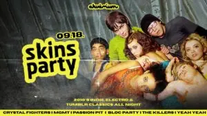 SKINS CLUB NIGHT (the era of good music & bad decisions) koncert Budapesten (Akvárium Klub)