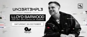 UND3RT3MPL3 pres.: Lloyd Barwood koncert Budapesten (Akvárium Klub)