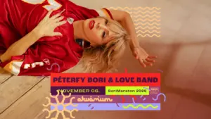 Péterfy Bori & Love Band: BoriMaraton 2026 koncert Budapesten (Akvárium Klub)