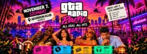 GTA RADIO PARTY – All Eras All Hits koncert Budapesten (Akvárium Klub)