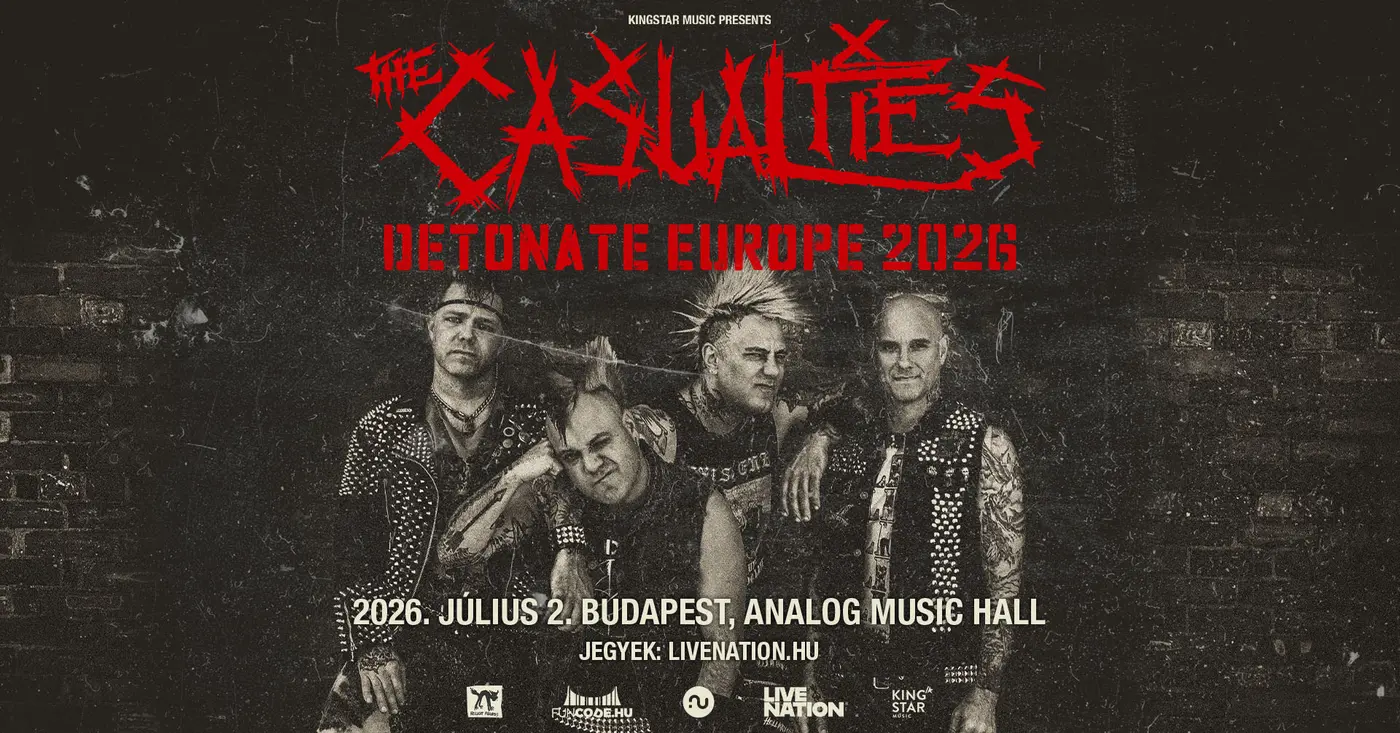 The Casualties: Detonate Tour | koncert Budapesten (Analog Music Hall)