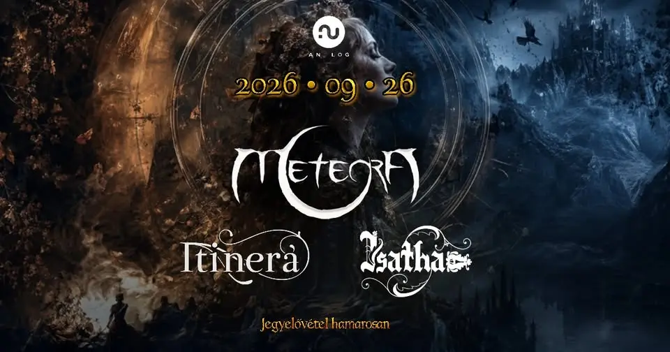 Meteora // Isatha // Itinera - Analog Music Hall koncert Budapesten (Analog Music Hall)