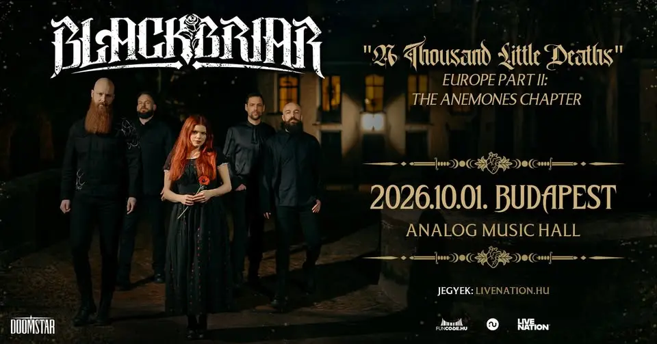 Blackbriar | koncert Budapesten (Analog Music Hall)