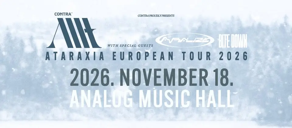 Új Helyszín! ALLT - Ataraxia Tour - koncert Budapesten (Analog Music Hall)