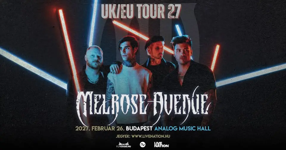Melrose Avenue | koncert Budapesten (Analog Music Hall)