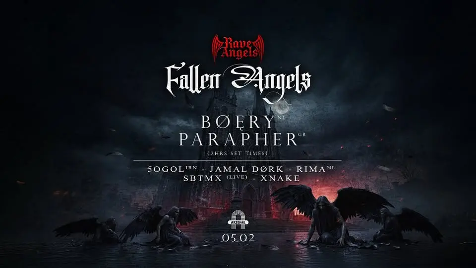 RAVE ANGELS PRESENTS: BOCHKA ✦ FALLEN ANGELS ✦ w/ BØĘRY | PARAPHER rave esemény Budapesten