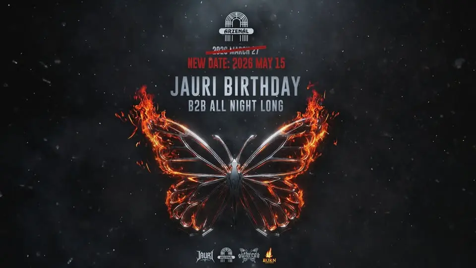 JAURI BIRTHDAY - B2B ALL NIGHT LONG koncert Budapesten (Arzenál Budapest)