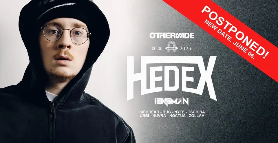 NEW DATE // Otherside w/ HEDEX koncert Budapesten (Arzenál Budapest)