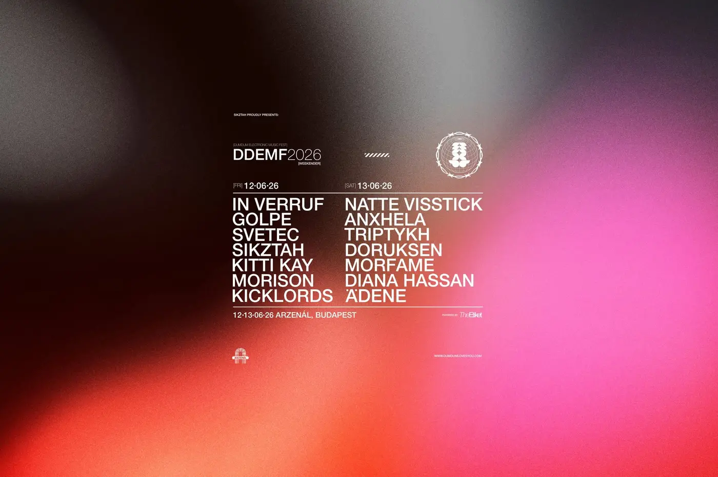 DUMDUM’26 • 06.12.-13. • ARZENÁL • BUDAPEST rave esemény Budapesten