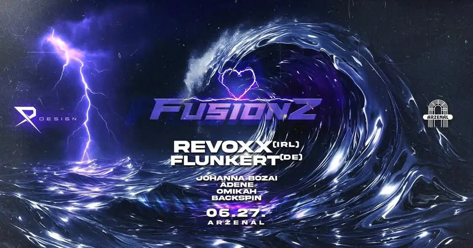 FUSIONZ pres. REVOXX / FLUNKERT koncert Budapesten (Arzenál Budapest)