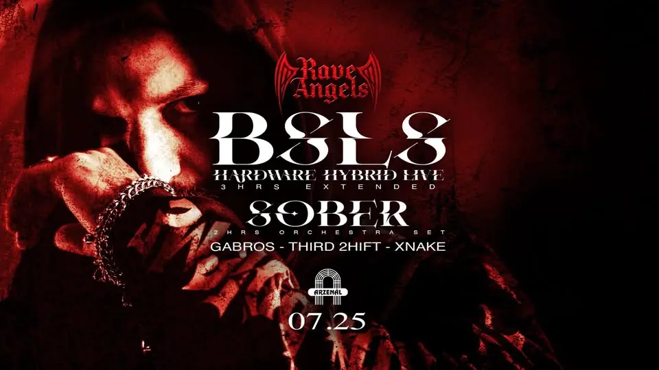 RAVE ANGELS PRESENTS: BSLS 3HRS (HARDWARE HYBRID LIVE) EXTENDED + SOBER rave esemény Budapesten