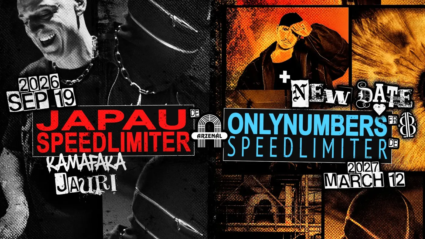 Arzenál pres.: ONLYNUMBERS & SPEEDLIMITER koncert Budapesten (Arzenál Budapest)