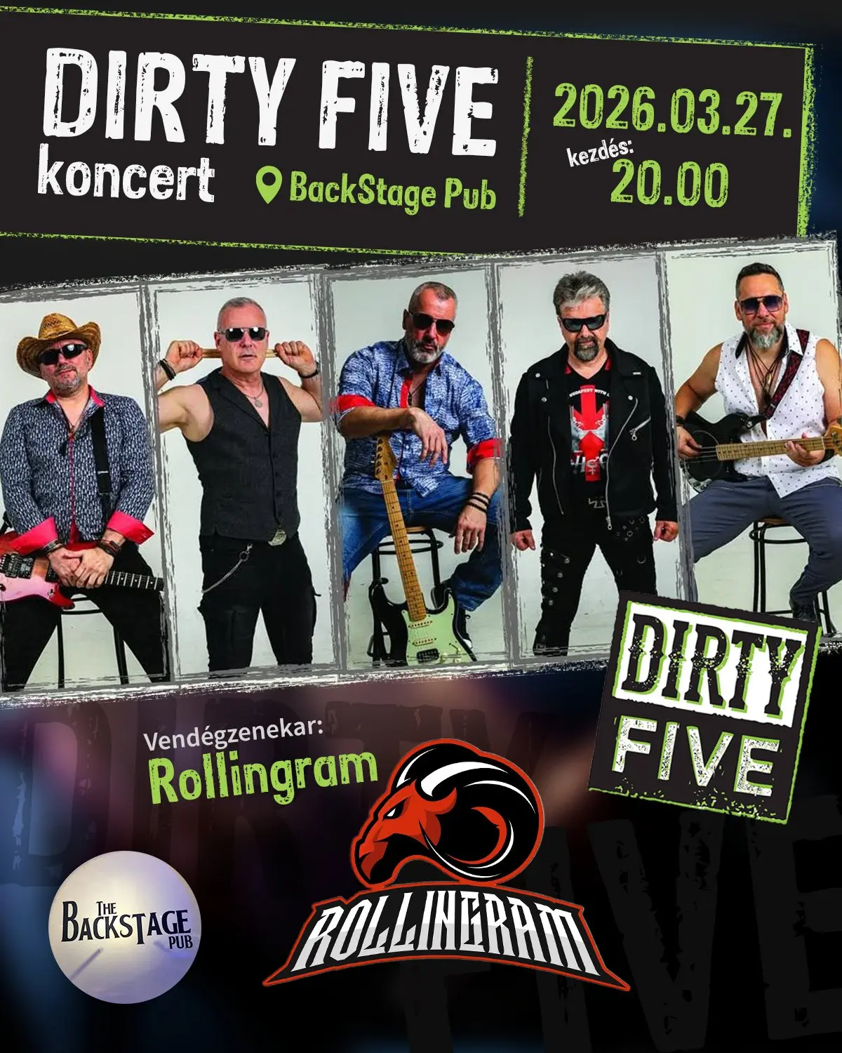 Dirty Five koncert / 2026.03.27.