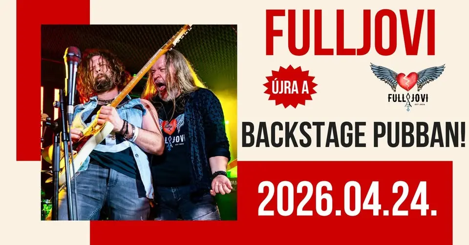 A FullJovi újrarock koncert Budapesten