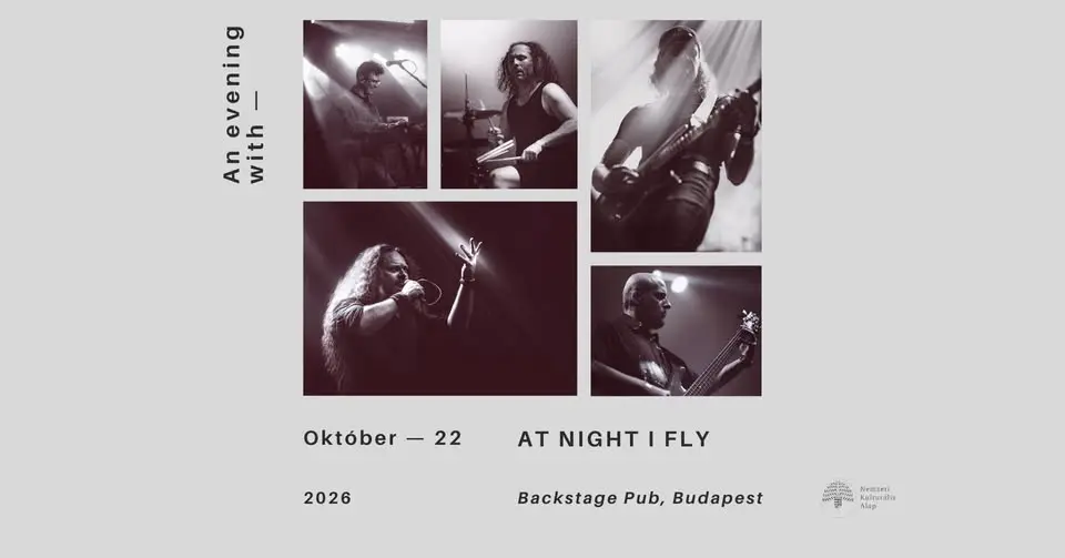 An evening with AT NIGHT I FLY koncert Budapesten (BackStage Pub)