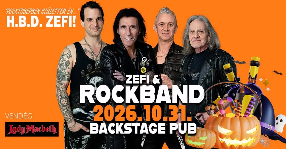 Zefi & the RockBand/ koncert Budapesten (BackStage Pub)