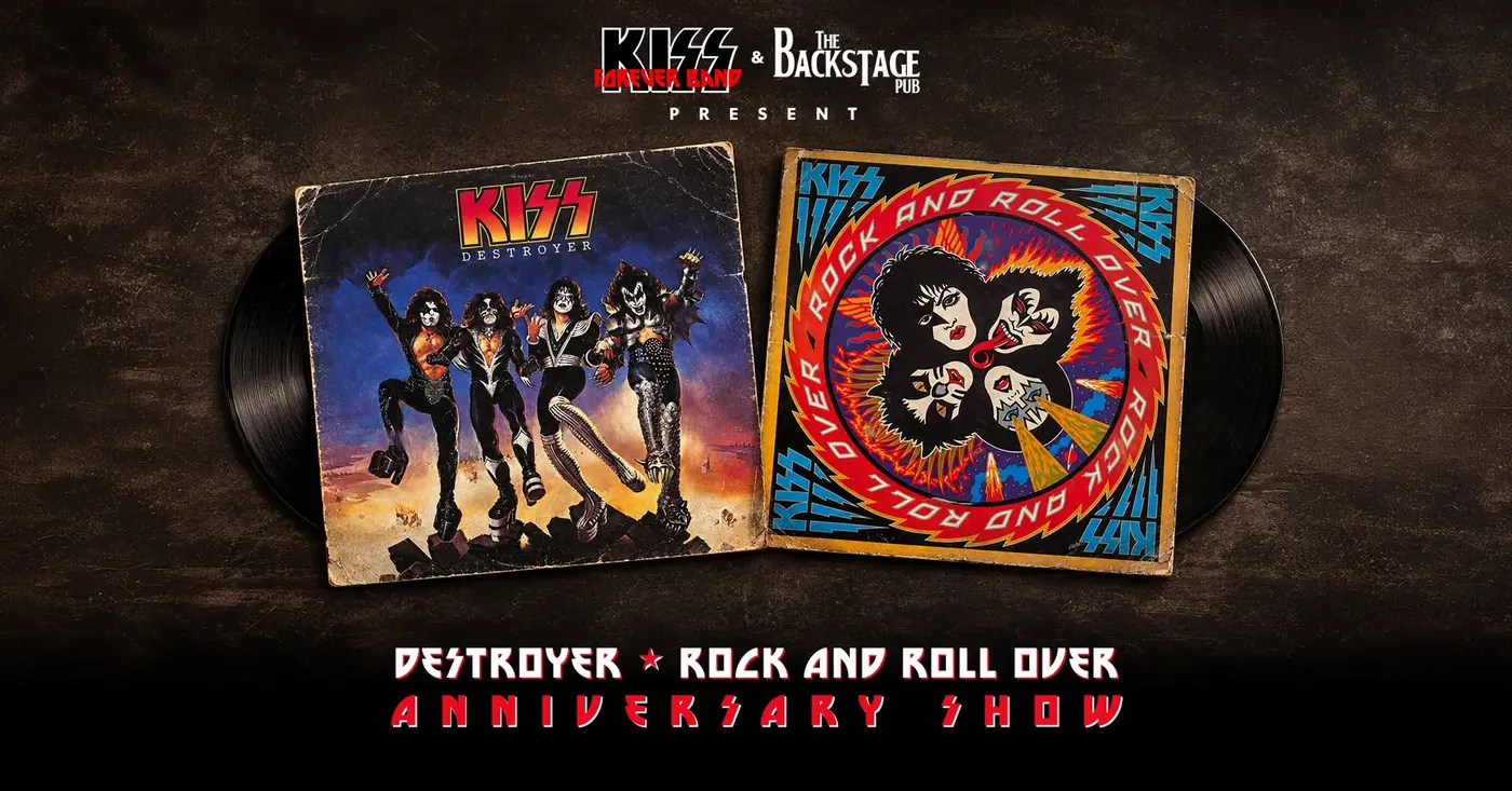 KISS Forever Band // 50 éves a DESTROYER és a ROCK AND ROLL OVER! koncert Budapesten (BackStage Pub)