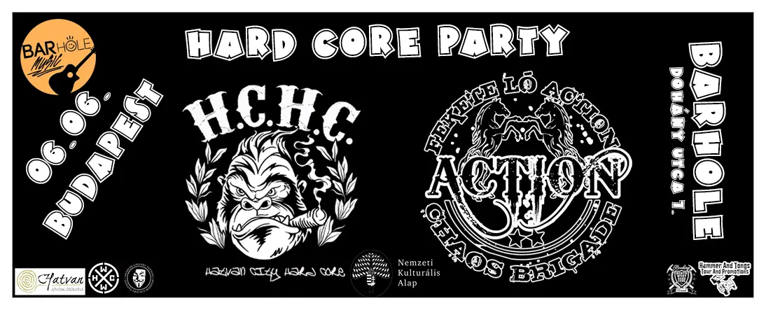 Hatvan City Hard Core I Action koncert Budapesten (BAR Hole Music)