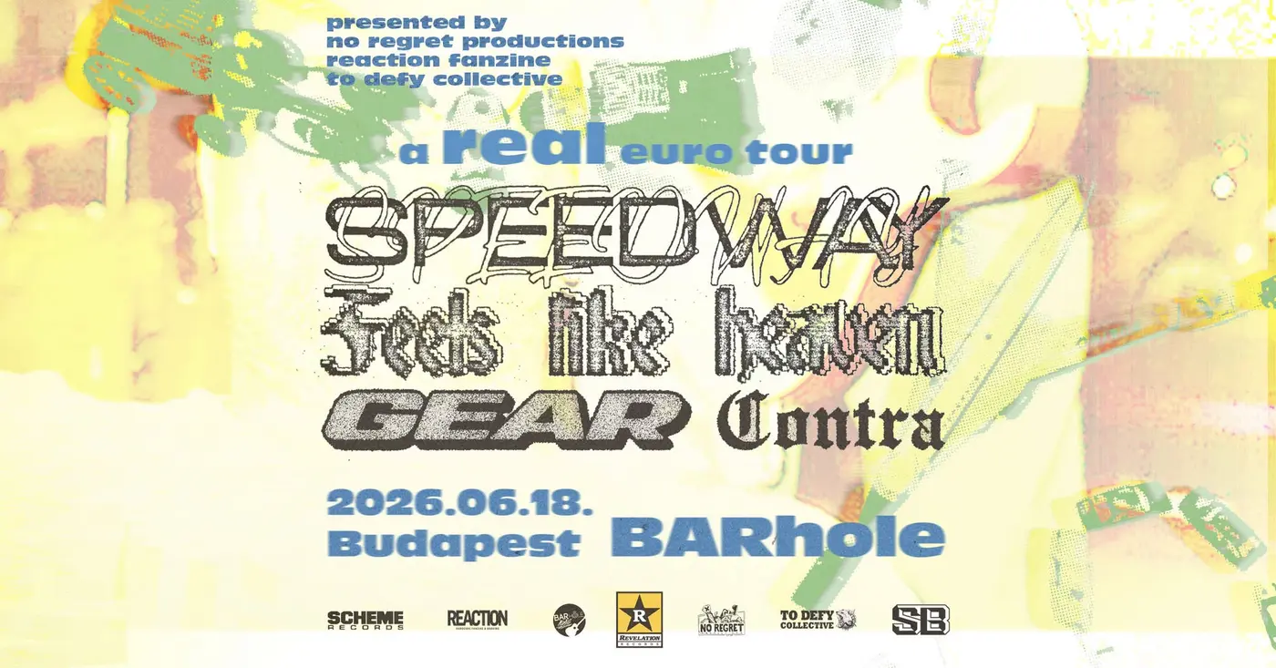 SPEEDWAY (SWE) | FEELS LIKE HEAVEN (SWE) | GEAR | CONTRA @ BARHOLE koncert Budapesten (BAR Hole Music)